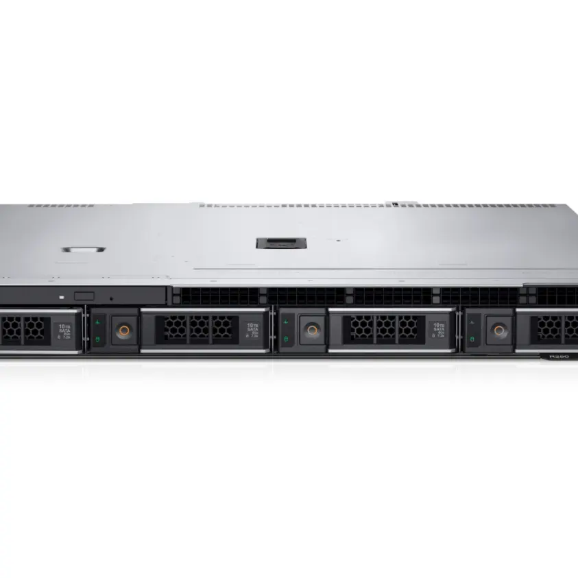 Werksdirektverkäufe dells r250 in tel xeon E-2324G 2.9GHz 8GB 2933mhz Speicher 1U Rack Server