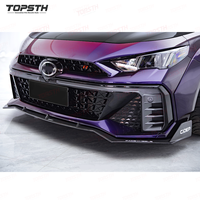 Kit carrosserie sport en fibre de carbone véritable pour GAC Empow R Trumpchi : lèvre avant, jupes latérales, diffuseur arrière, garnitures extérieures – Amélioration du style