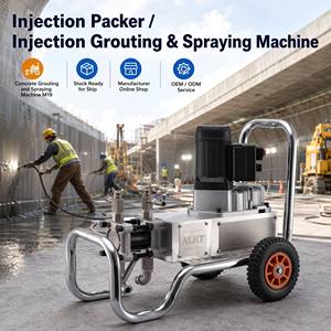 Boyu M19 High Pressure Steel Concrete Grouting <b>Spraying</b> Machine Tunnel <b>Waterproofing</b> Injection Pump Spiral Pump ISO9001 - Product Image 1