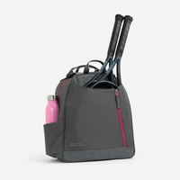 Sac de raquette en polyester portable personnalisé Sports de plein air grande capacité Tennis Pickleball Paddle stockage bandoulière sac de 7 pouces