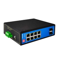 EWIND IP40 240W 48-57VDC AI Watchdog VLAN Switch PoE Industri Jaringan Tak Terkelola untuk Kamera IP CCTV dan AP Nirkabel