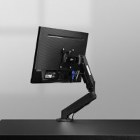 Nouveau produit Bras de moniteur à angle inclinable à mouvement complet Support de moniteur à double ressort à gaz Support de moniteur de bureau