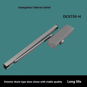 Современный гидравлический доводчик для дверей <span class=keywords><strong>TNB</strong></span> DC0750-H с внешней установкой, прямоугольный, с направляющей, с функцией задержки, для отелей, открытого монтажа, регулируемый - Product Image 3