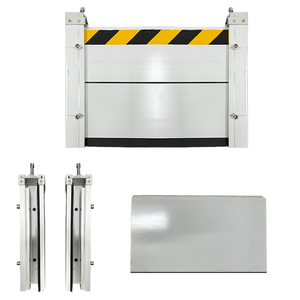 กำแพงกั้นน้ำท่วมสำหรับโรงงานวัสดุอลูมิเนียมไฮดรอลิกสำหรับการควบคุมน้ำท่วมเพื่อความปลอดภัย - Product Image 1