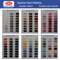 2025 Neues ultra weiches 0,5 cm Nerzgarn 100% Polyester NM 17,5/1 Imitation Nerz Ausgefallenes Strick garn für Socken Ou Xing OX-010