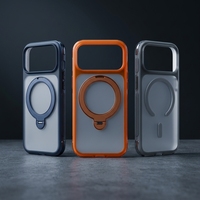 360 ° Coque de téléphone antichoc magnétique avec support rotatif pour iPhone 18 17 Pro Air, vente en gros, personnalisation usine ODM