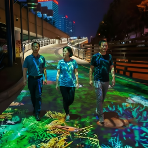 Système de projection interactive 3D pour sol tactile en plein air, jeu de projection interactive, événements, affichage LCD interactif au sol - Product Image 3