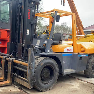 Montacargas TCM FD100Z8 diésel de 10 toneladas, usado, de alta calidad, de segunda mano, con tenazas automáticas. - Product Image 2