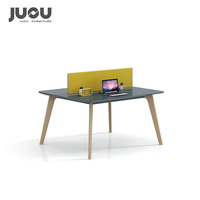 Poste de travail de bureau confortable à cloisonnement pour 2, 4 ou 6 personnes, design moderne de haute qualité, mobilier de bureau pour PC et ordinateur portable