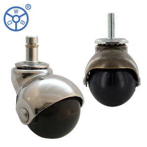 WBD 2-Zoll Kugeltyp Chrom-Stuhlrollen / Möbelrollen - Product Image 1