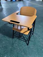 Mobilier scolaire - Chaises d'étudiant pour salle de classe - Chaise d'école en bois avec tablette d'écriture