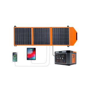 Chargeur solaire portable écologique 5V 12V avec panneau solaire à charge rapide USB DC pour téléphone portable et station d'alimentation - Product Image 2