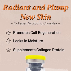 Siero Viso Rimpolpante con Acido Polilattico, Trattamento Micro-Infusione, Lifting Viso a V, Polveri Liofilizzate, Fiale di Collagene - Product Image 2