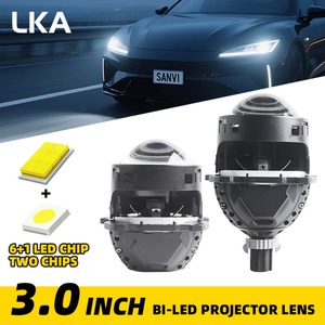 โปรเจคเตอร์เลนส์ Bi-LED ขนาด 3.0 นิ้ว รุ่นขายดี S18 พร้อมรีเฟลกเตอร์คู่ แสงสูง-ต่ำ สำหรับไฟหน้า H4 H7 9005 9006 - Product Image 3