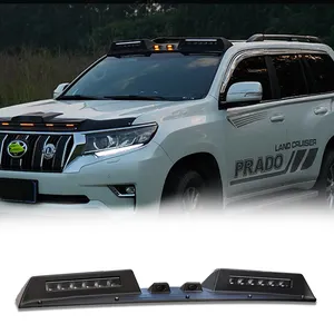 Alerón de techo para coche, barra de luz Led antiniebla superior, para Toyota Land Cruiser Prado fj150 2009-2015