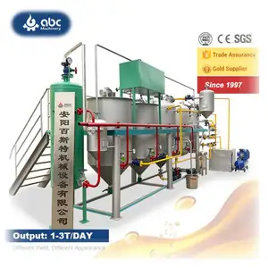 BEST Price Mini Crude Sesame Coconut Palm Oil Refinery Machine for Refining Processing Sunflower,Cottonseeds Edible Oil