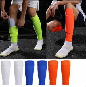Wholesale Men's <b>Leg</b> <b>Warmers</b> Football Sports Socks Without Foot Adults Shin Guard Calf Plus Size Kids Brace Gear - Product Image 5