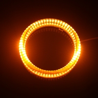 CQL-luz Led COB de doble color, Ojos de Ángel, COB, drl, E36,E38.E39,E46,E46/2D,E87,E53/X5, 70mm, 80MM, 95MM