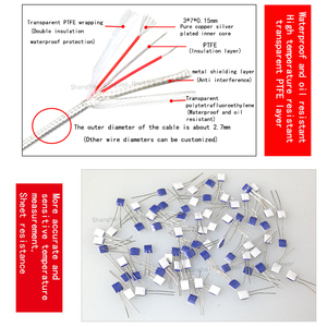 Pt100 Patch Résistance Thermique <span class=keywords><strong>Thermocouple</strong></span> Capteur De Température Surface Fin Face Joint Pression Froide Nez Sonde De Température - Product Image 5