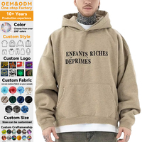 Sweat-shirts unisexes à capuche en molleton bouclette 100% coton épais, coupe courte avec poche, personnalisables, pour streetwear hivernal