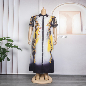 Costume arabe pour femmes du Moyen-Orient avec logo de marque personnalisé Robe ethnique transfrontalière Jalabiya vêtements musulmans de Dubaï - Product Image 5