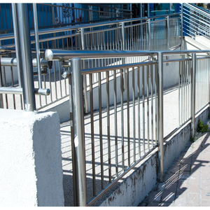 Welding Terrace Balcony <strong>Railing</strong> Side <strong>Wall</strong> Mounted Stainless Steel Patio Balustrade Balcony Guardrail - Product Image 4