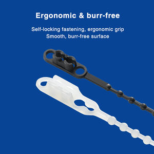 Bridas de Nylon 66 de Alto Rendimiento KSS con Doble Hebilla Autoblocante y Orificio para Cuentas, 3.6x150mm, Alta Resistencia para Uso Industrial - Product Image 4