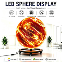 Écran sphérique LED extérieur étanche haute luminosité, affichage vidéo LED sphérique couleur intégrale à 360 degrés