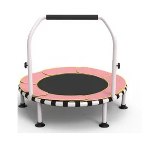 Round Trampoline With Tent/roof Parent-child Interactive Game Fitness Cheap Trampoline Child Trampoline