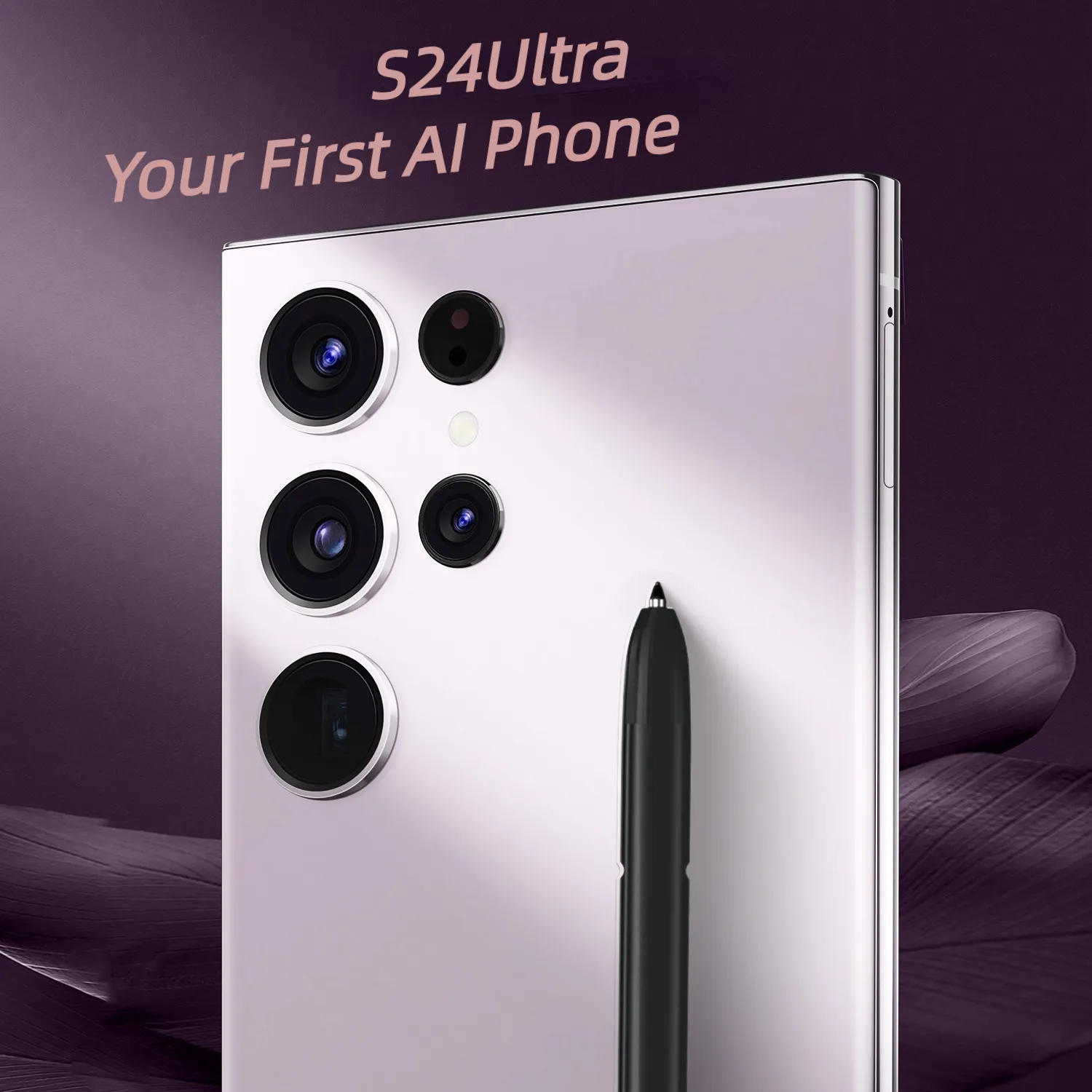 2024 vente chaude prix d'usine S24 Ultra Ai téléphone portable débloqué mondial double Sim Ai Smartphone prise en charge caractère Ai Youtube