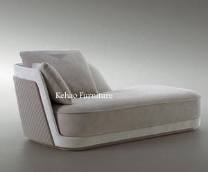 الحديثة الفاخرة جلدية مريحة المخملية نسيج المفروشات كرسي صالة مقعد أريكة السرير للمنزل فندق الأثاث - Product Image 6