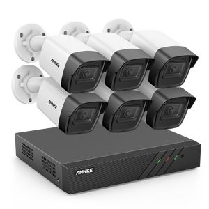 ANNKE 2MP 8CH PoE NVR Security <b>Camera</b> <b>System</b> 6pcs <b>IP</b> Outdoor Weatherproof CCTV Surveillance Security <b>Camera</b> <b>System</b> - Product Image 1
