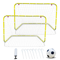 But de football pliable durable à prix abordable pour enfants – Ensemble de jeu de football d'extérieur