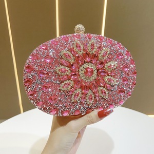 Nuova Elegante Pochette da Sera con Strass, Grande Capacità, Catena Staccabile, per Matrimoni e Feste, <span class=keywords><strong>Borsa</strong></span> da Sera di Lusso per Donne - Product Image 1