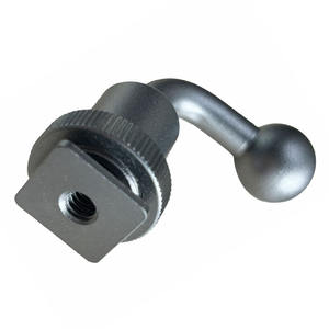 Trépied pour anneau lumineux à tête inclinée à 45 degrés avec support de caméra et de téléphone à <span class=keywords><strong>rotule</strong></span> de 17 mm et adaptateur griffe froide, catégorie de produit Supports - Product Image 5