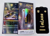 ESD OG Tam Yapışkanlı Temperli Cam Tam Kapsama Alanlı Cam iPhone 17 Pro Max Ekran Koruyucu iPhone 16 Pro Max 15 Pro 14 Pro için