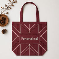 Sac en toile de Noël personnalisé et prêt à l'emploi, en coton recyclé, pour magasin de chaîne, modèle Yule Tone, export populaire