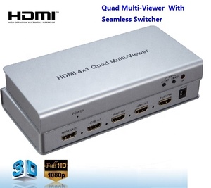 HDMI Quad Multiviewer 4 × 1 4 in1 Out HDMI Quad Screen Splitter/ QUAD MultiviewerとIR Control - Product Image 4