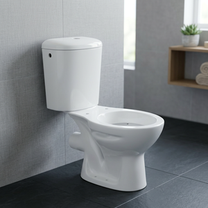 Premium Grade Washdown Ceramic Two Piece Water Closet Sleek High Quality Bathroom Toilet WC Set - Product Image 6