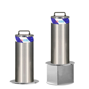 SEWO dissuasori rimovibili manuali barricata di sicurezza strada 304 dissuasore barriera in acciaio inox con cinghie riflettenti - Product Image 1