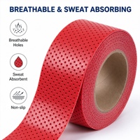Accessoires de padel OEM, badminton, pickleball, tennis, overgrip de padel, 0,6 mm, PU souple, adhérent, absorbant la transpiration, enveloppe de poignée de raquette