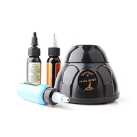 Machine à mélanger l'encre de tatouage, mélangeur liquide à vortex, mini agitateur orbital rapide pour flacons de pigments, agitateur de couleur pour tatouage, noir et blanc