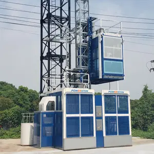 Frequency Conversion Cargo Lift Building Construction Hoist Material And Passenger Elevator