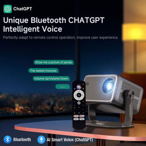 Projecteur <span class=keywords><strong>vidéo</strong></span> Home Cinéma Full HD 1080P Hotack L018AA, Smart Android TV, système d'exploitation complet, projecteur portable 4K - Product Image 4