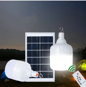 High Brightness Solar Bulb Light Led Emergency Portable Emergency Camping Rechargeable Usb Solar Light