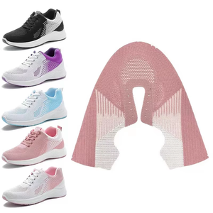 Kezhi Customized <b>Comfortable</b> Breathable Durable Fashionable Fly Knit Mesh Fabric <b>Shoe</b> Uppers for Running <b>Work</b> Outdoor <b>Shoes</b> - Product Image 2
