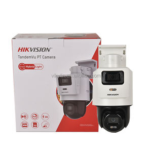 كاميرا شبكية PT من HIKVISION بتقنية TandemVu بدقة 4 ميجابكسل + 4 ميجابكسل وعدسة ثابتة وخاصية كشف الأشخاص والمركبات وتعمل عبر POE طراز DS-2SE2C400MWG-E/14 - Product Image 1