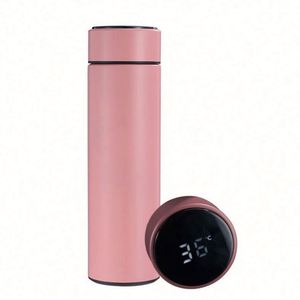 Custom 500ml Double Wall Vacuum Insulated Stainless Steel Smart Water Bottle LED Digital Temperature Display <b>Tea</b> <b>Infuser</b> - Product Image 2