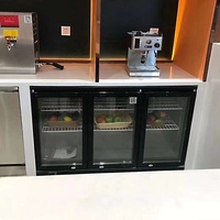 350L Mini Bar Boissons Réfrigérateur Bouteille Refroidisseur Réfrigérateur et Bière Congélateur Retour Bar Refroidisseur pour Comptoir