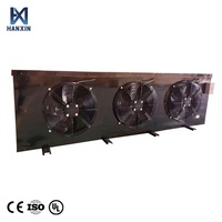Unité de refroidissement à échangeur de chaleur à 3 ventilateurs pour chambre froide et congélateur rapide, système d'évaporation de réfrigération